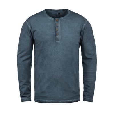 Rundhalsshirt SOLID "Rundhalsshirt SDTimur", Herren, Gr. XL, blau (insignia b), Obermaterial: 100% Baumwolle CO., Shirts Rundhalsshirt