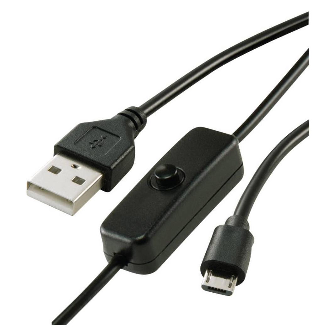 Renkforce Strom-Kabel Raspberry Pi (1x USB 2.0 Stecker A (RF-4495300)