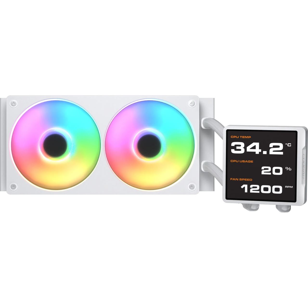 Cougar Poseidon Vistek Pro 240,ARGB,Weiß