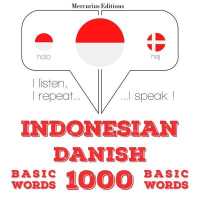1000 essential words in Danish - JM Gardner, Audio, 9782821147003