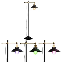 Smart Home Stehlampe Stehleuchte Beistellleuchte Standleuchte Wohnzimmerlampe, Höhenverstellbar, Metall altmessing, 1x E27 RGB LED CCT, LxBxH 50x30x155cm