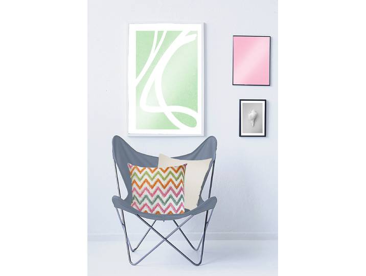 Coussin déco Ravenna Multicolore/Multicolore 45 x 45cm Tissu mélangé