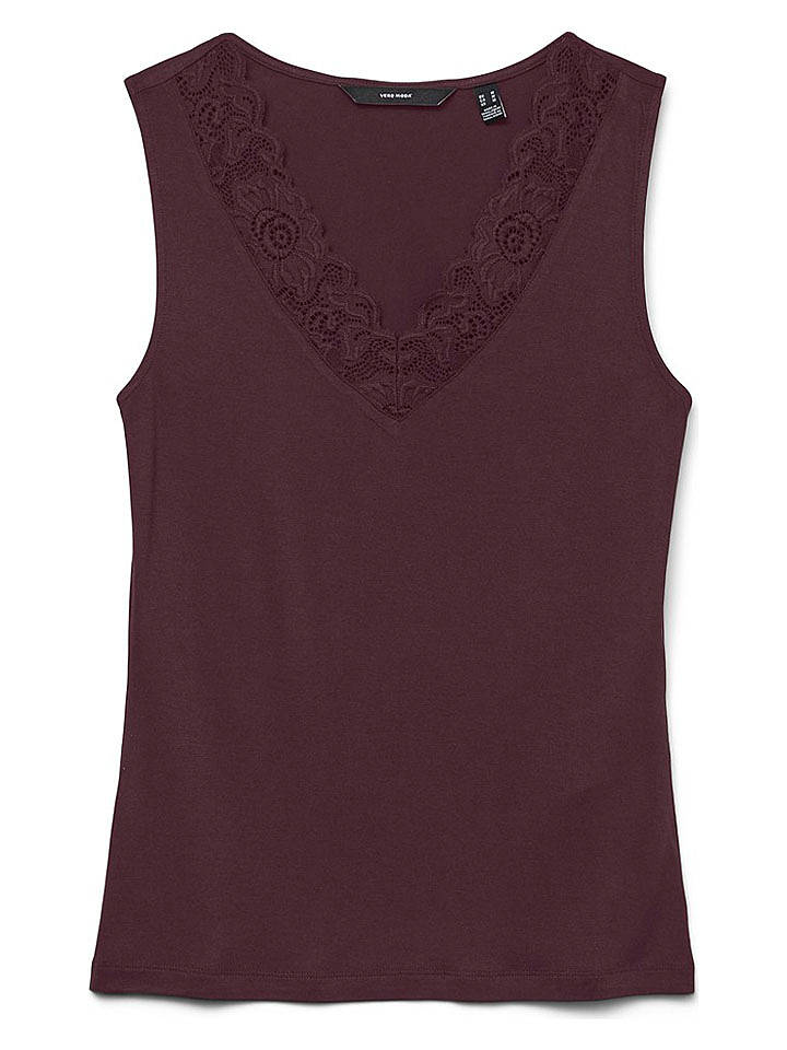 Vero Moda Top in Bordeaux - XL