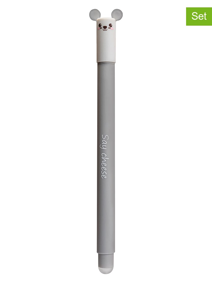 Eberhard Faber 3er-Set: Gelschreiber "Erase it! - Maus" - onesize