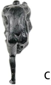 Inspire Select Modern Climbing Man Wall Sculpture Minimalist Resin Athlete Wall Art Decor c