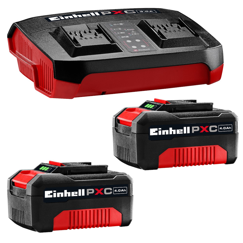 EINHELL PXC-Starter-Kit 2 x 4,0 Ah & Twincharger Kit 16943256