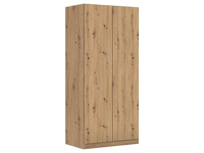 Rauch Möbel Drehtürenschrank, Eiche Artisan, 1 Fächer, 91x197x54 cm, Blauer Engel, BQ - Bündnis für Qualität, Made in Germany, Schlafzimmer, Kleiderschränke, Drehtürenschränke