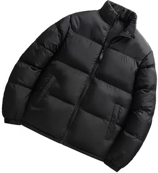 INF Beheizte Baumwolljacke: USB-betriebener warmer Wintermantel für draußen Schwarz XXXL