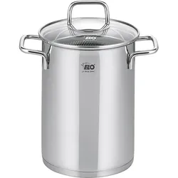 ELO Stahlwaren Spargeltöpfe, Pfanne + Kochtopf, Silber