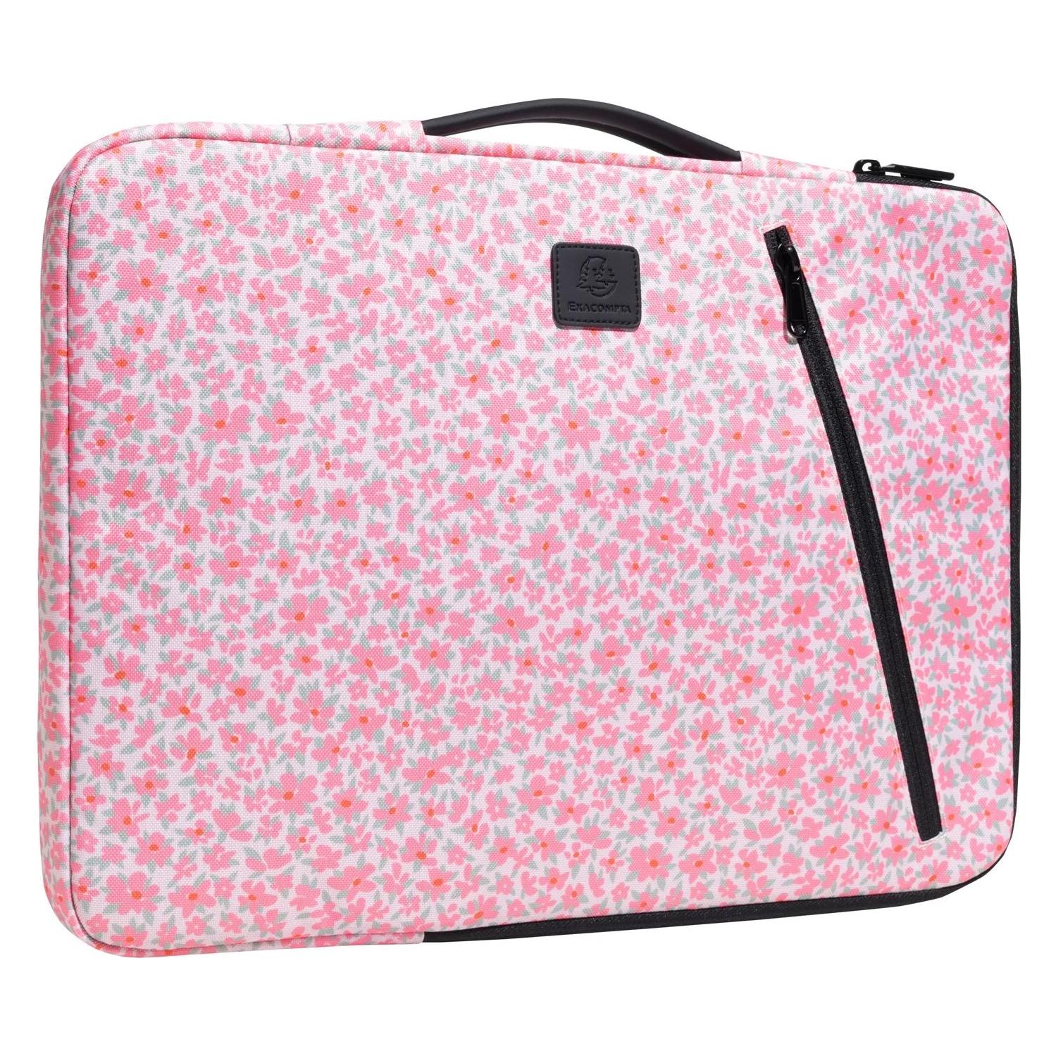 Exacompta Laptophülle Liberty Kunstfaser rosa bis 40,6 cm (16 Zoll) (15.98") (17356E)