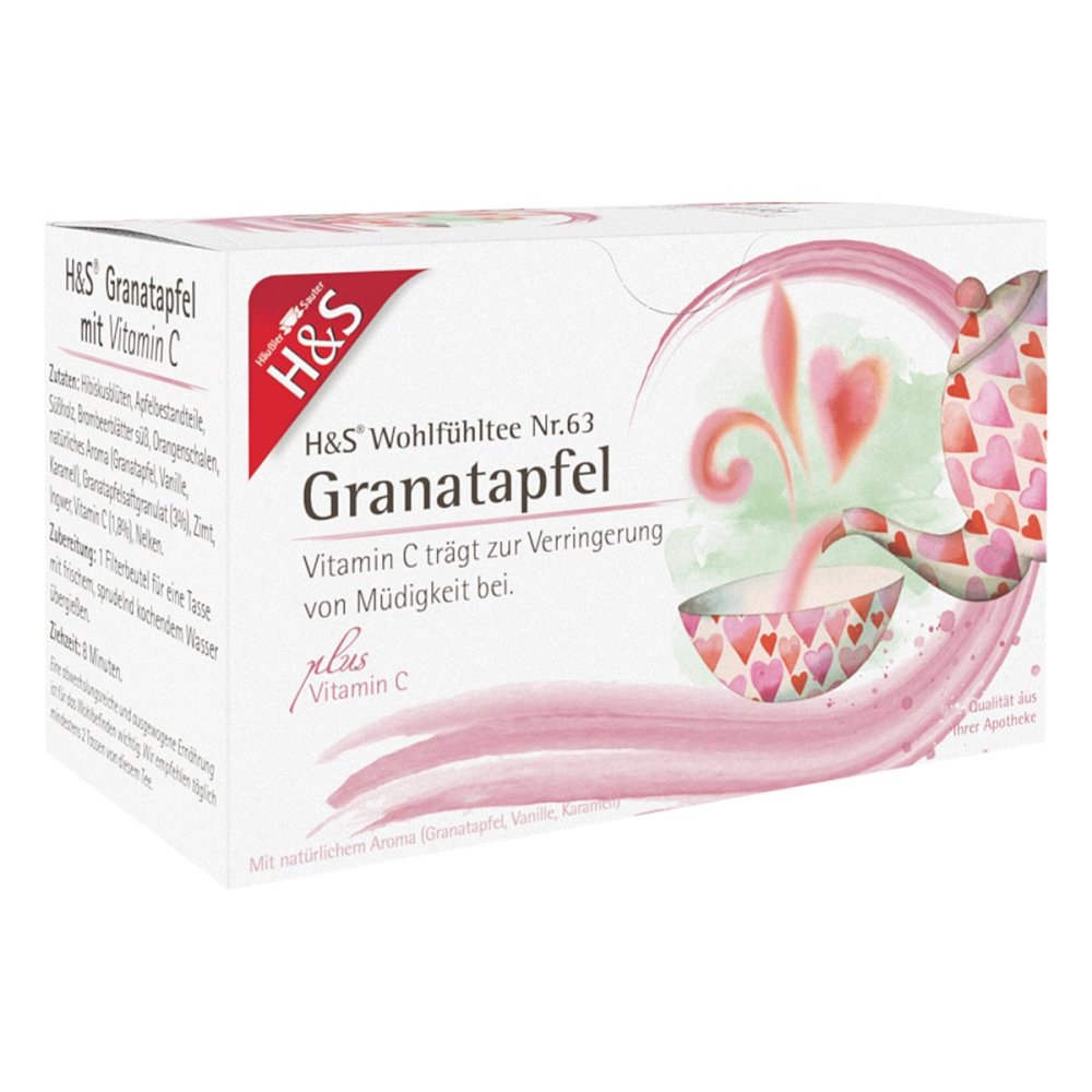 H&S Tee - Gesellschaft mbH & Co. H&s Granatapfel Mit Vitamin C Filterbeutel 16942017