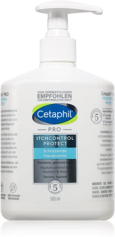 Cetaphil PRO ItchControl Protect Schützende Handcreme schützende Handcreme für trockene Haut 500 ml