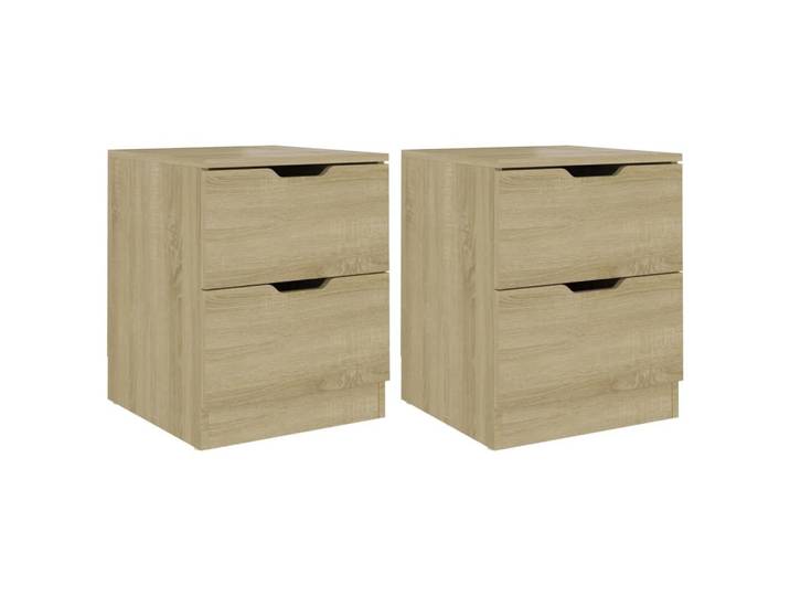 FAF-NEUF* Tables de chevet 2 pcs - Chevets de Lit - Chêne Sonoma - 40x40x50 cm bois ingénierie JUILLET672332