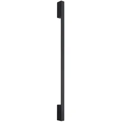 Wandleuchte Wandlampe Schwarz LED Wohnzimmerlampe Flurleuchte H 120cm 20W 4000K