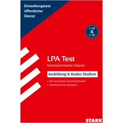LPA Test - Einstellungstest öffentlicher Dienst, Ratgeber von Marion von der Kammer, Steffen Walz