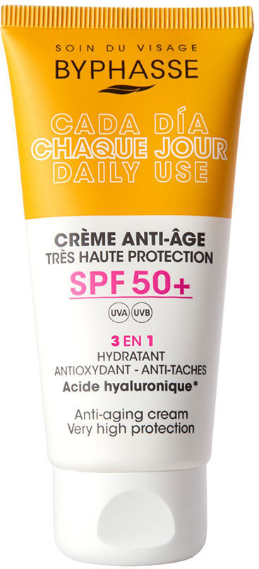 Byphasse Creme Facial ANTI-ENVELHECIMENTO SPF50+ 50 ml