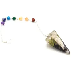 Orgonite Power Chakra Pendulum - Angel Wing