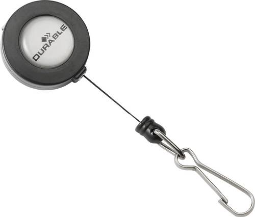 Durable 822158 Jojo für Ausweishalter Krokoklemme, Federhaken 10St.