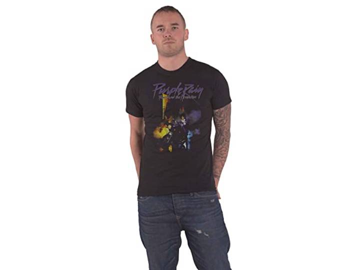 Prince Heren Purple Rain T-Shirt Zwart