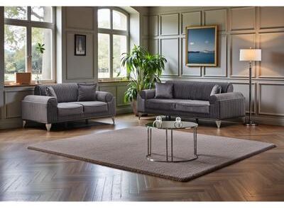 Furnia Flow 2 Pieces Living Room Sets 1 Sofa 1 Loveseat