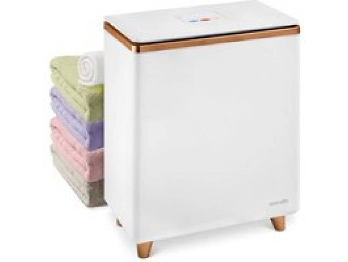 Chauffe-Serviettes - SereneLife - avec Parfum Personnalisé - Arrêt Automatique - Capacité 2 Grandes Serviettes - Or rose