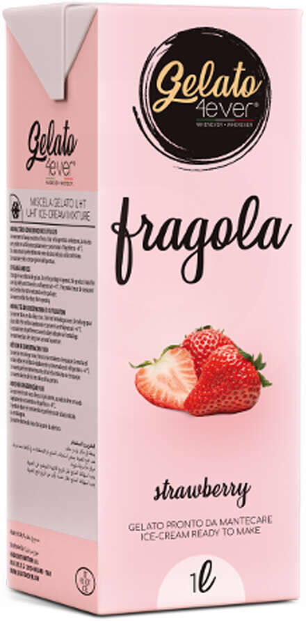 Gelato 4ever Preparato per gelato alla Fragola 1 L