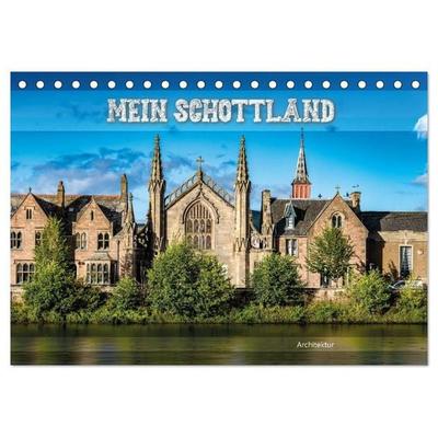 Mein Schottland - Architektur (Tischkalender 2027 DIN A5 quer), CALVENDO Monatskalender