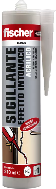 Sigillante acrilico effetto intonaco Fischer SAR