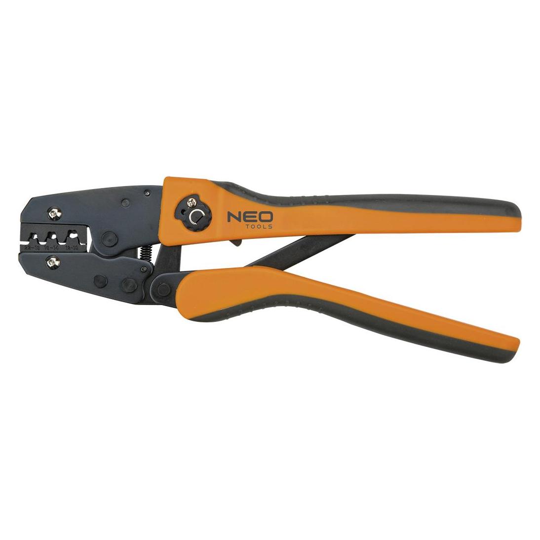 Neo Tools Crimping Pliers for Non-Insulated Clamps 22-12AWG (01-502) (250 mm) (TOP-01-502)