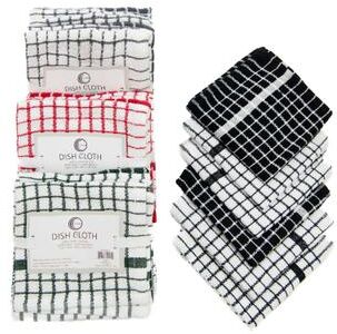 IH Casa Decor 6 Pk Terry Dish Cloth Asstd - Set of 3