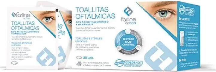 Farline Óptica Toallitas Oftalmológicas Ácido Hialurónico Cold&Hot 30uds