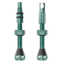 PEATY ́S Tubeless Ventil Set Holeshot Fast Flow | Jade Green