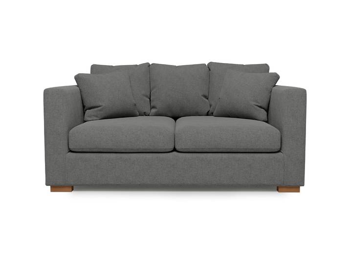 Stilvolles Sofa Malia Stoff grau B 175 cm T 113 cm - Sofa