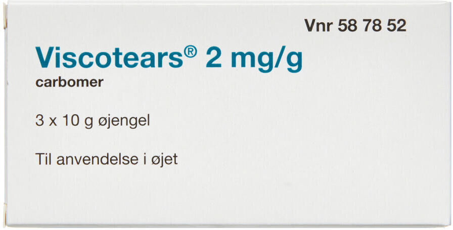 2care4 Viscotears 2 mg/g 30 g Øjengel