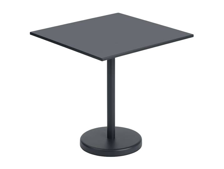 Muuto Table en acier Linear 70x70 Black