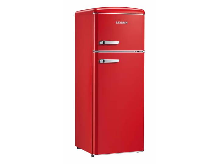 Severin RKG8930 red Kühlschrank mit Gefrierfach freistehend – rot