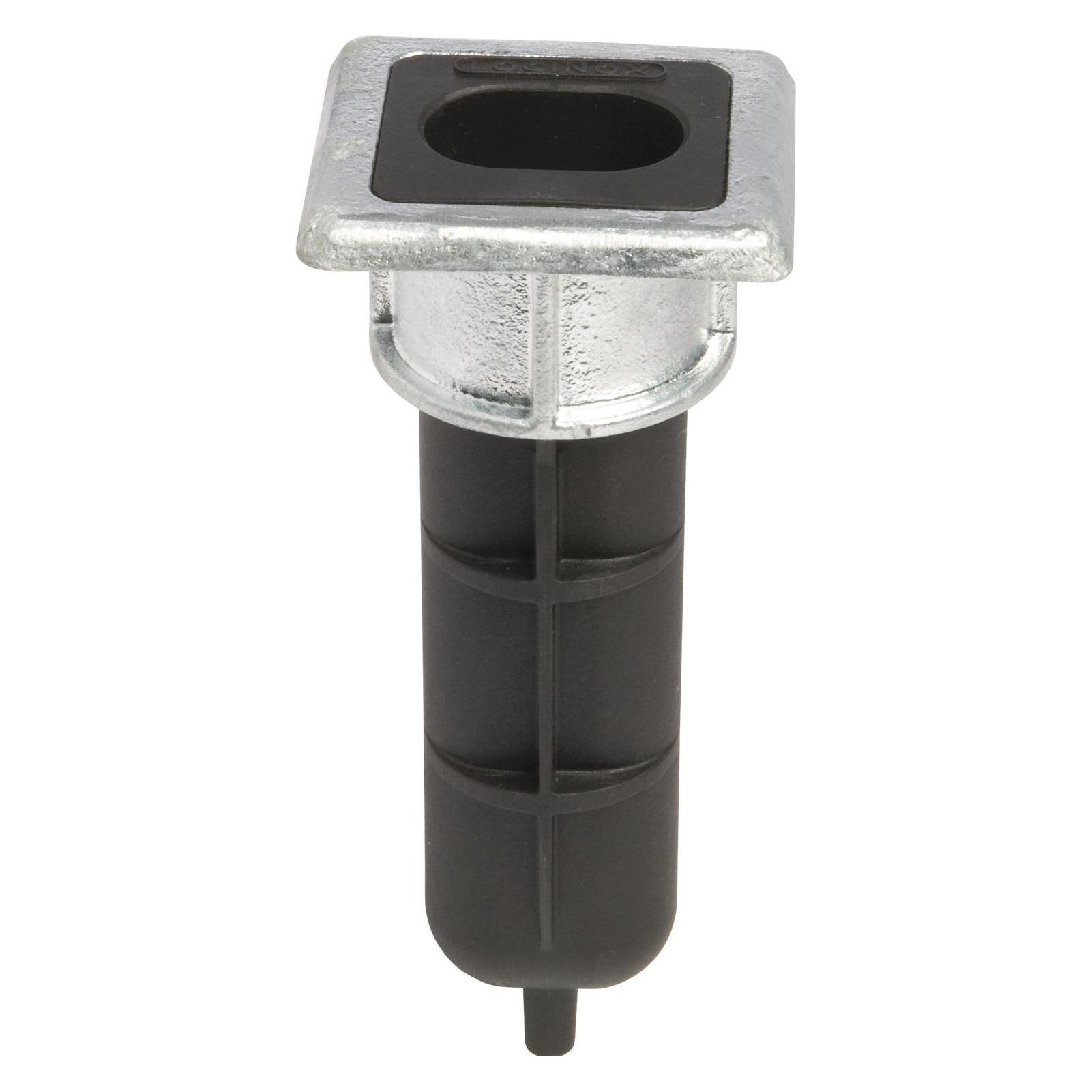 Locinox Bodenanschlag für Stangenriegel, 70 x 65 x 6 mm, Höhe 166,5 mm (1 Stk.) (42723071)