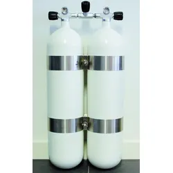 Polaris ECS Doppel 10 L /300 bar Stahl TG mit V4TEC Schellen