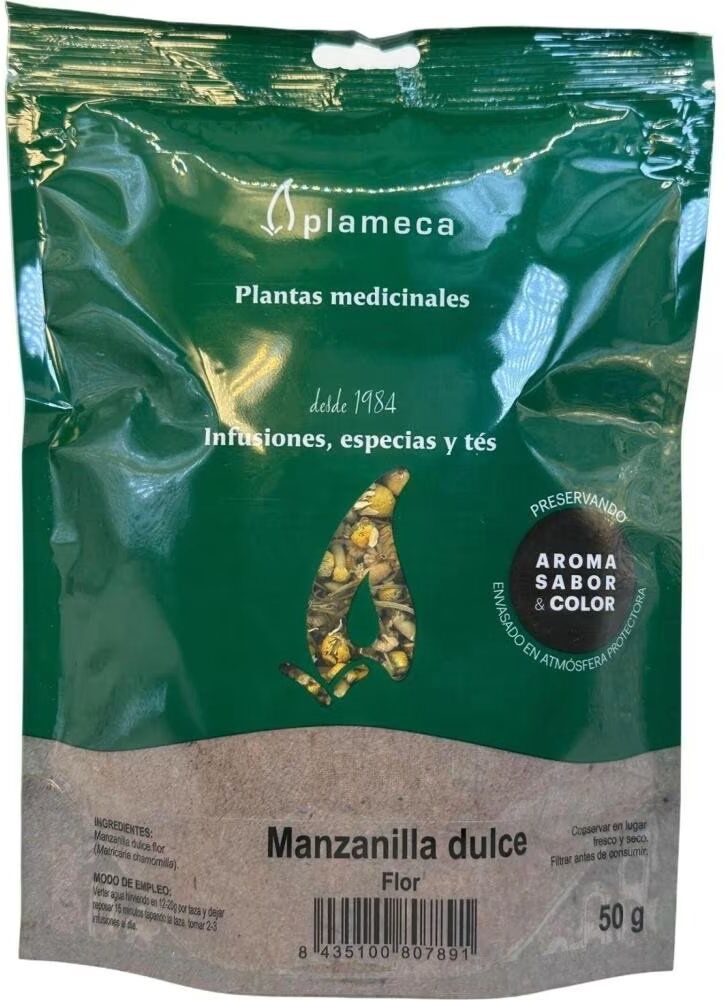 Plameca Manzanilla Dulce Flores Matricaria Chamomilla 50g Talla Única Unisex