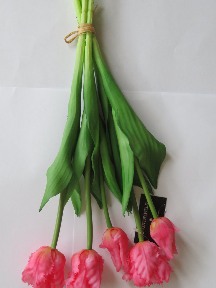 Countryfield Kunstboeket Tulipa roze