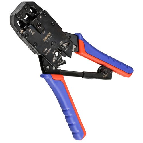KNIPEX Crimpzange für Westernstecker 200 mm