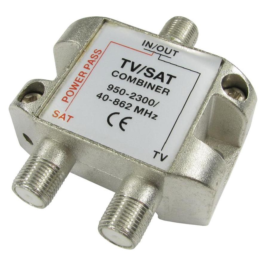 Cables Direct CDL TV / Satellite Combiner (2FCONN-COMBINER)
