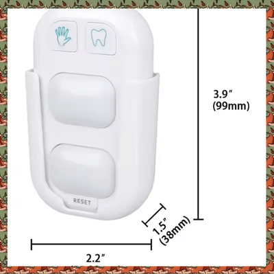 Inspire Curations ABLQ Kids Teeth Brushing And Hand Washing Timer white none