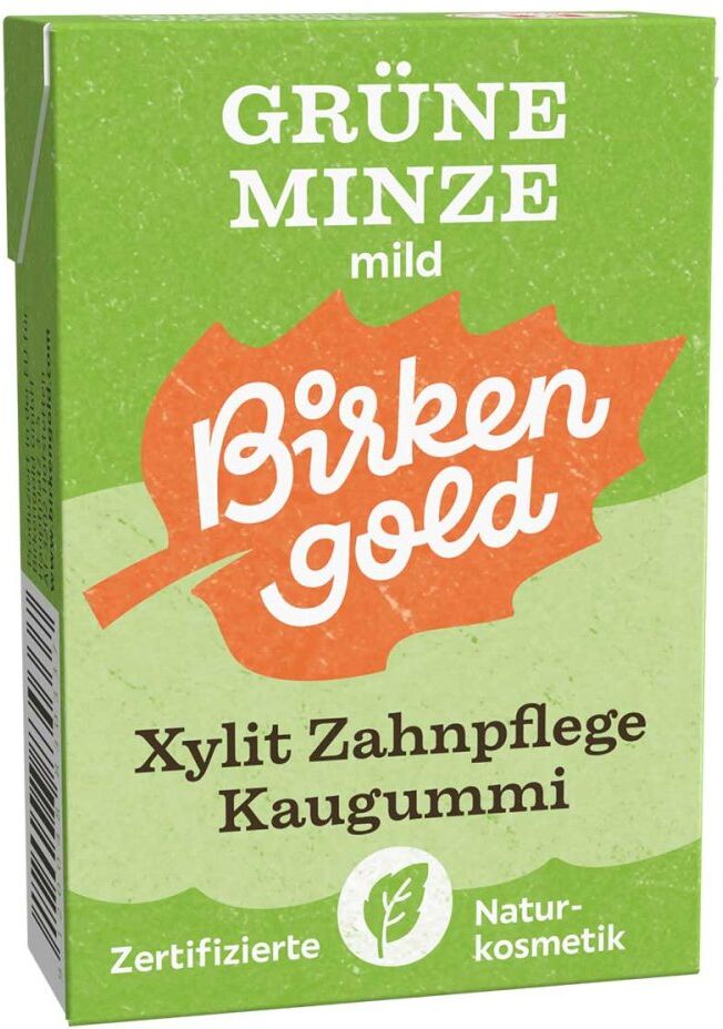 Birkengold Zahnpflege Natur Kaugu.grüne Minze Mild 20stk