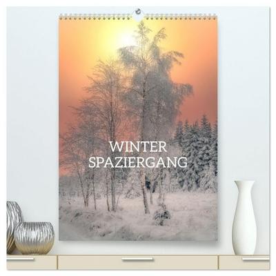 Winter Spaziergang (hochwertiger Premium Wandkalender 2027 DIN A2 hoch), Kunstdruck in Hochglanz