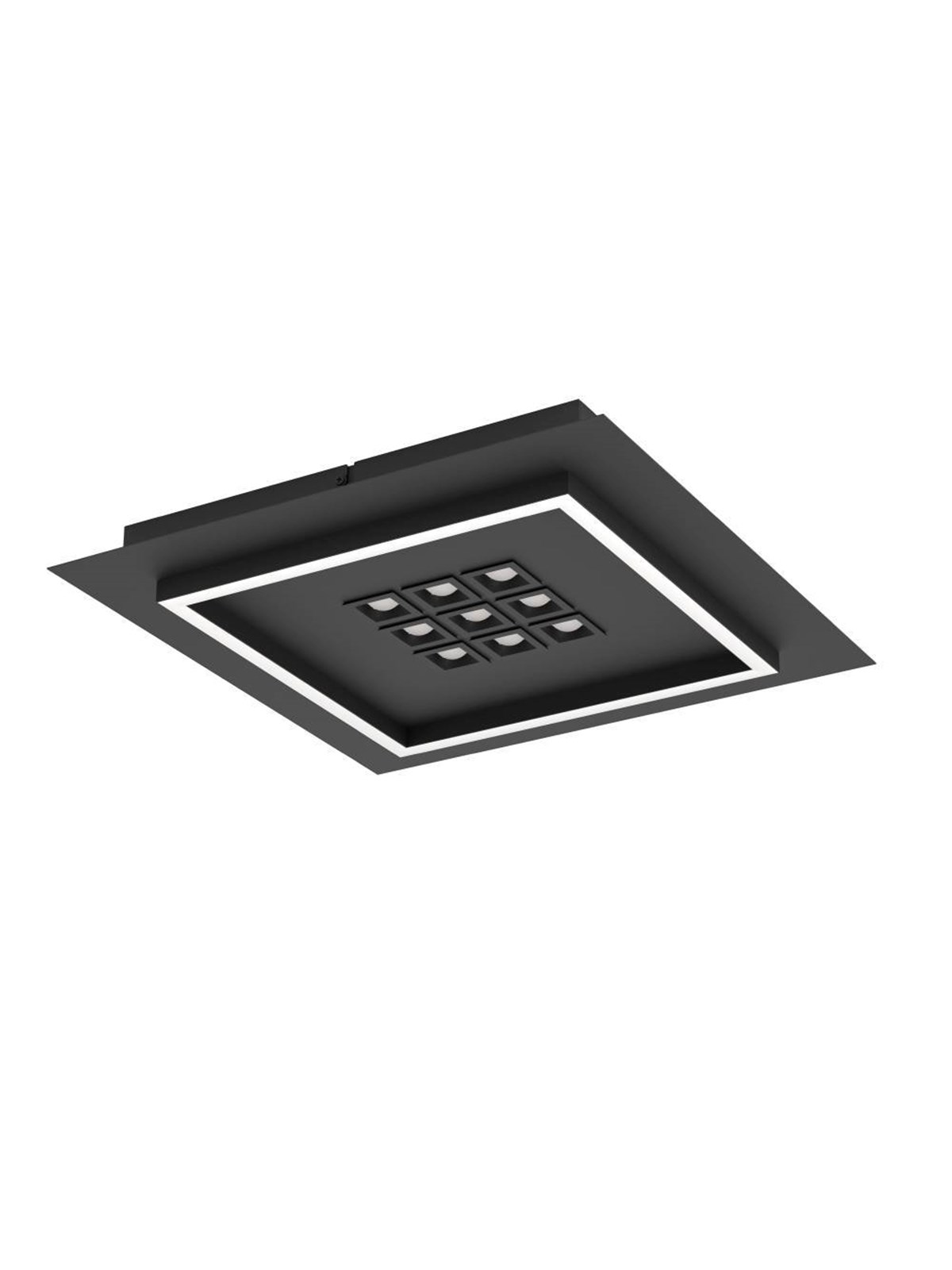 EGLO BALAZOTE DECKENLEUCHTE 380X380 CCT 2300LM SCHWARZ
