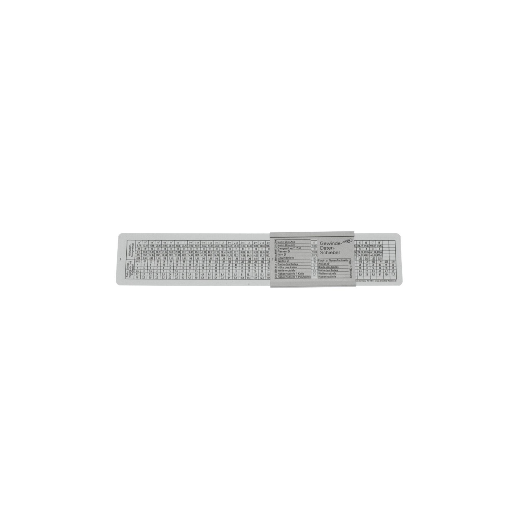 Helios Preisser DIN-Gewindeschieber 260x50mm ; Helios-Preisser (0581103)
