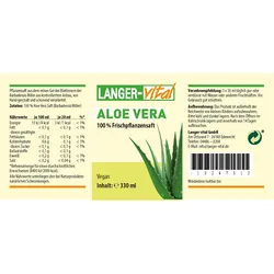 Aloe Vera Direktsaft 100% 330 ML