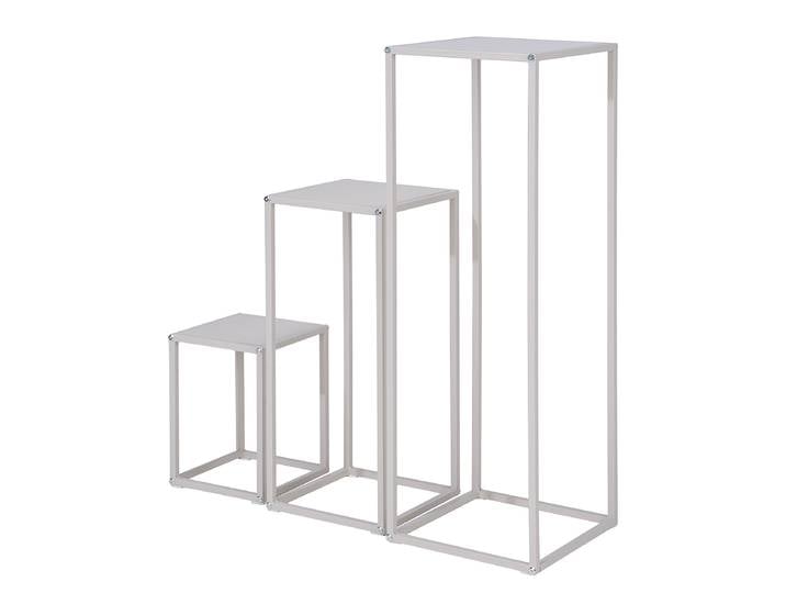 Beistelltisch Romney 3er-Set 30 x 90 x 30cm Beige/Kaschmir
