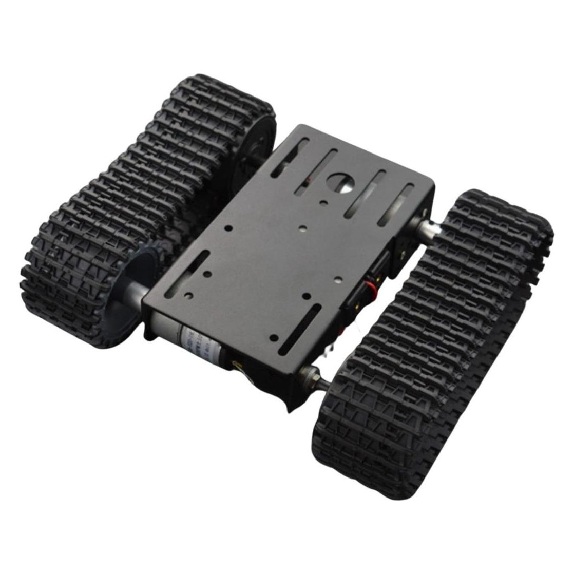 DFRobot Black Gladiator - Geländegängiges Kettenfahrwerk für Raupenroboter (Kit) (35603686)